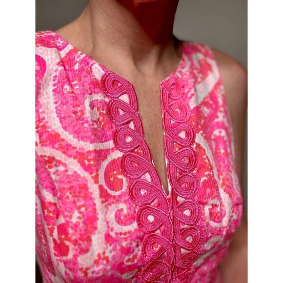 Lilly Pulitzer Pink Abstract Printed Shift Dress - Picture 5 of 7